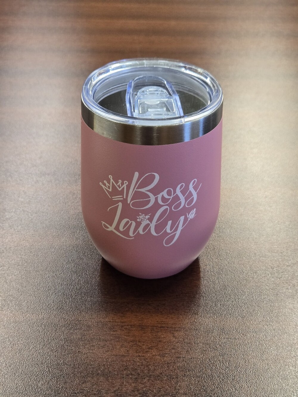 Pink "Boss Lady" Tumbler 👸
